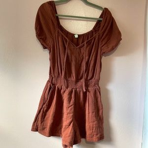 Aerie Romper with Pockets Size M